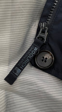 Giacca blu scuro con cintura WOOLRICH