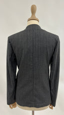 Blazer gessato grigio Lucio Vanotti