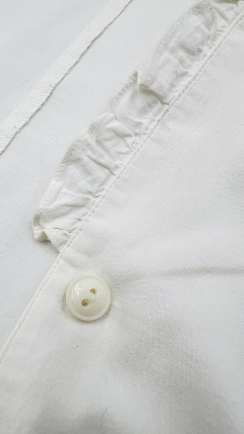 Camicia slim fit con rouches