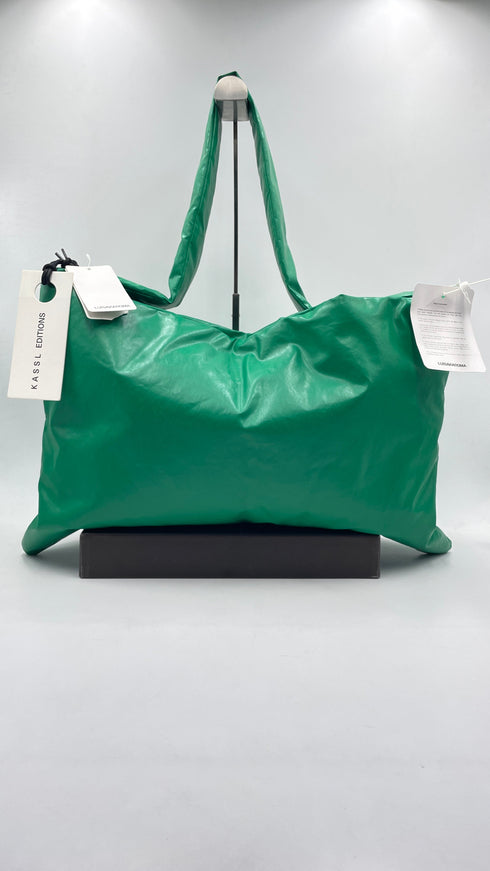 Borsa "Square Oil Green" con cartellino