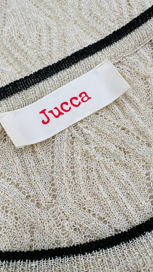 Maglia a rombi lurex