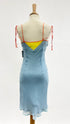 Abito slip dress in seta