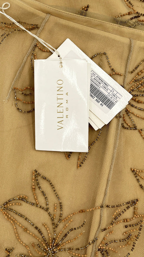 Gonna a fiori ricamati vintage