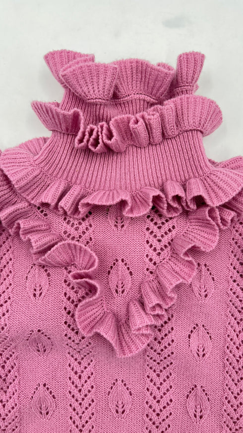 Dolcevita traforato in lana