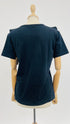 T-shirt scollo volant