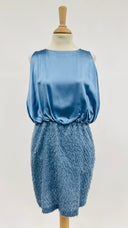 Abito corto doppio pattern BLUMARINE