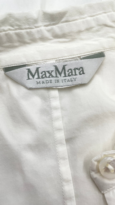 Camicia in popeline bianco