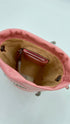 Borsa secchiello in pelle