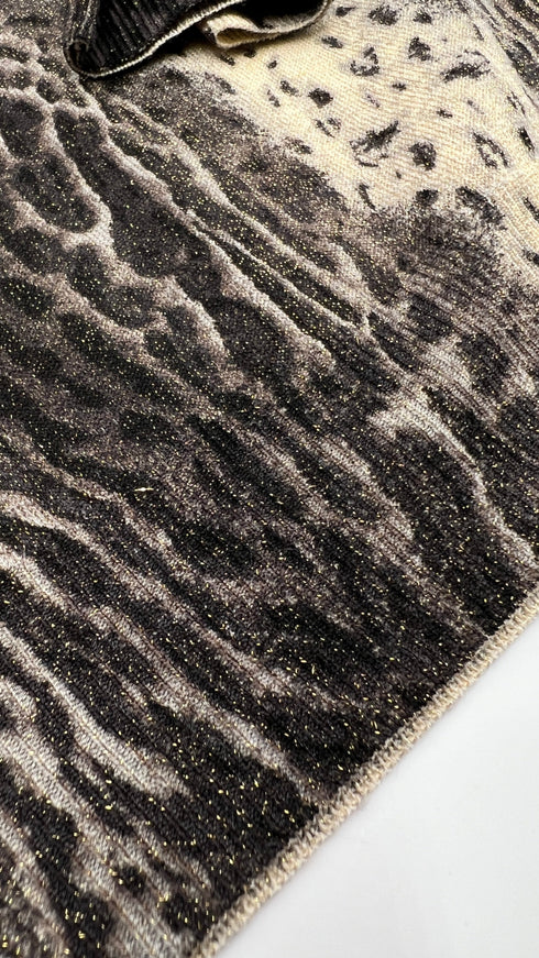 Maglia animalier lurex