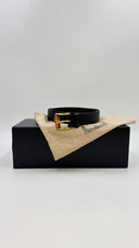 Cintura fibbia con dettaglio bamboo GUCCI
