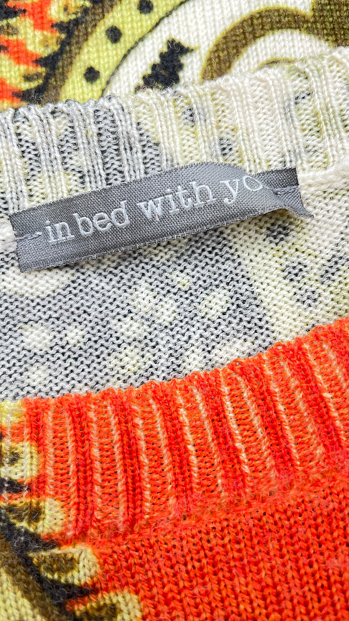 Maglia paisley in lana