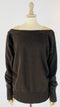 Maglione inserti collo tulle