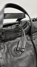 Borsa grande in pelle nera GUCCI