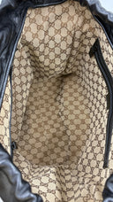 Borsa grande in pelle nera GUCCI