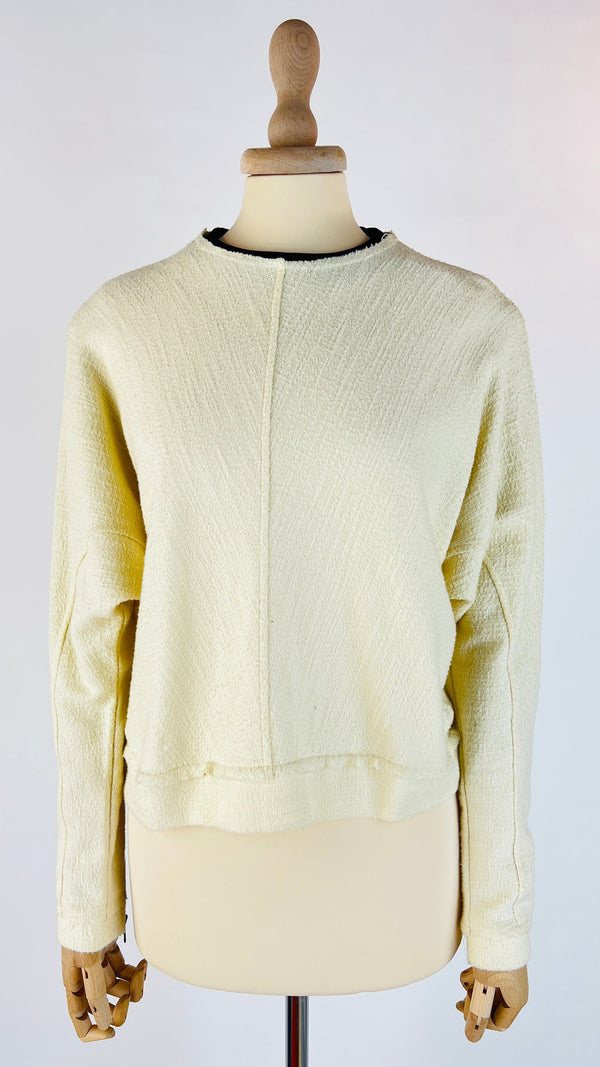 Maglia con zip con cartellino