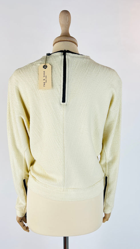 Maglia con zip con cartellino