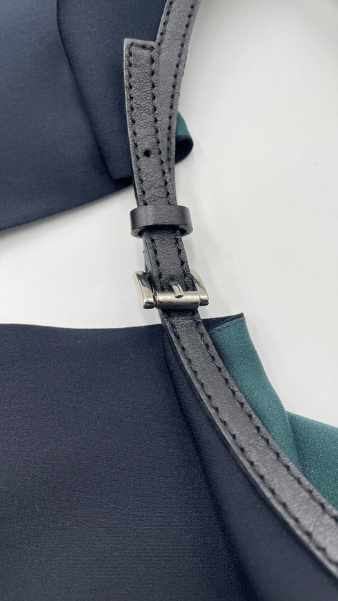 Smanicato in seta bi-color