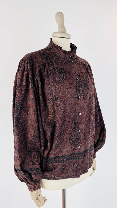 Camicia in cotone paisley