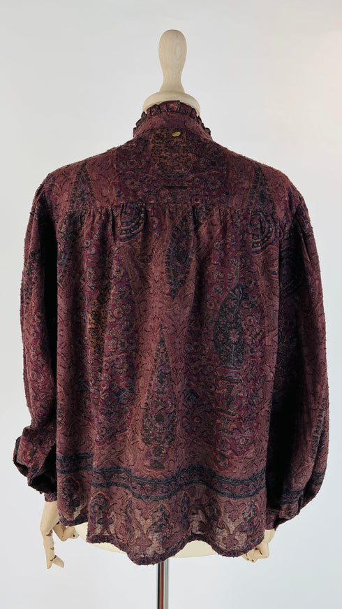 Camicia in cotone paisley