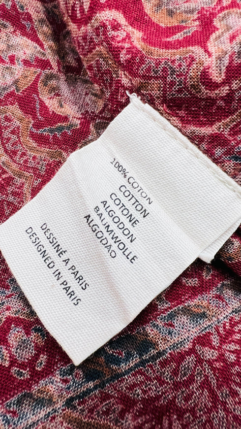 Camicia in cotone paisley