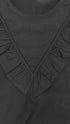 T-shirt scollo volant