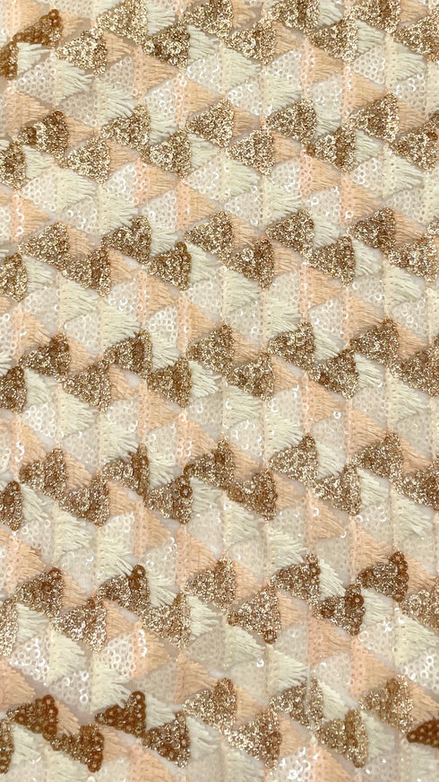 Top paillettes dorate