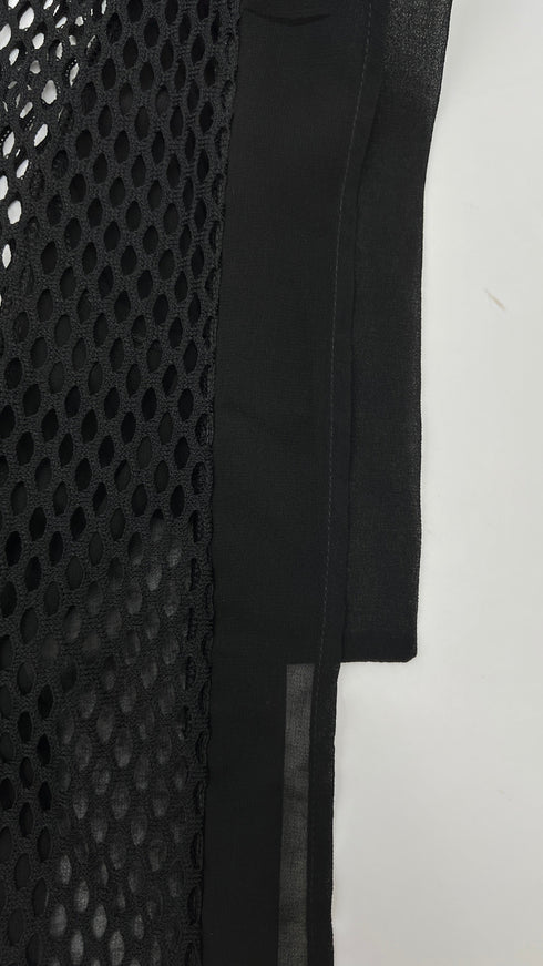 Top mesh nera