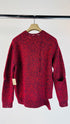 Maglione girocollo lana melange