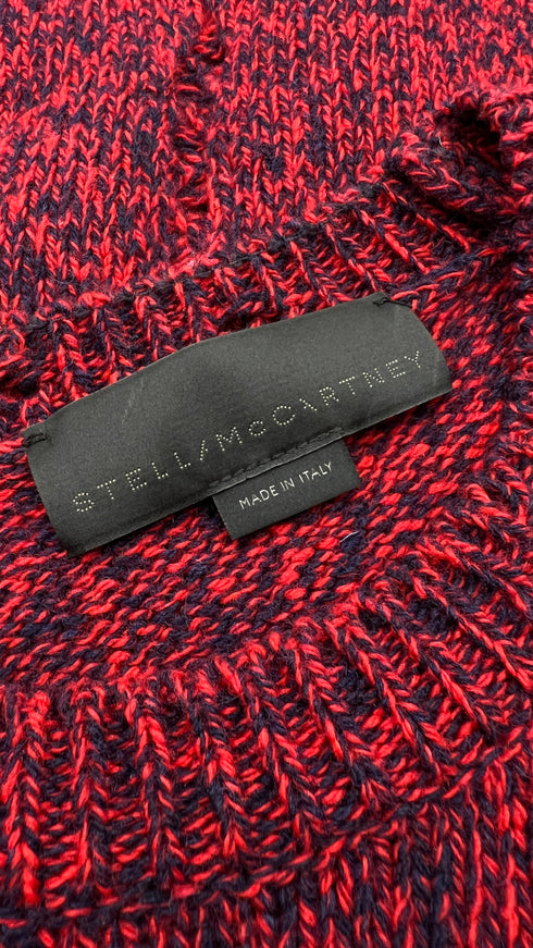 Maglione girocollo lana melange