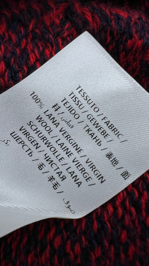 Maglione girocollo lana melange