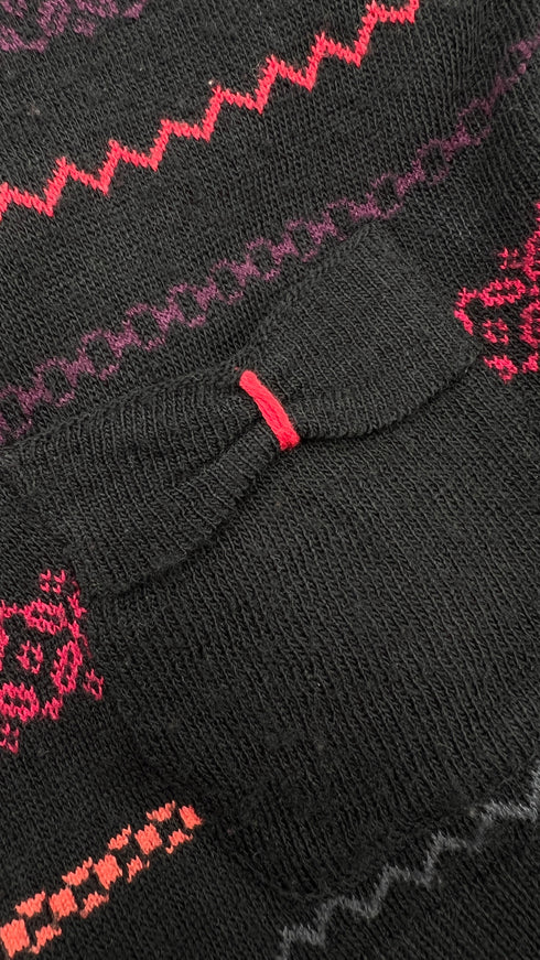 Cardigan multi-pattern