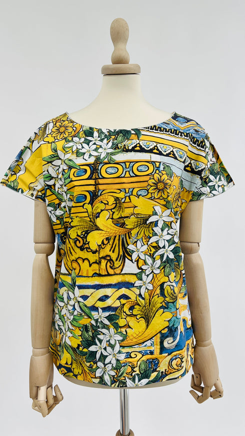 T.shirt fantasia maiolica