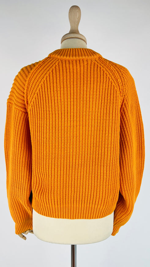 Maglia boxy a costine