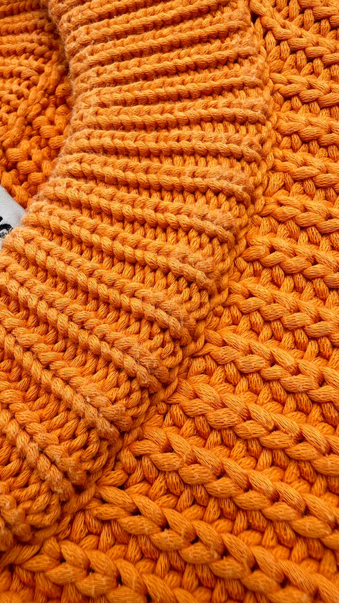 Maglia boxy a costine