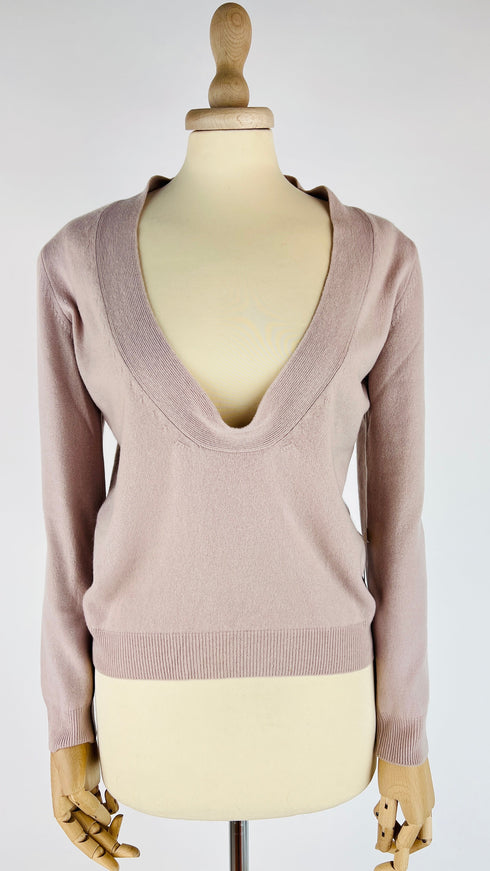 Maglia maxi scollo