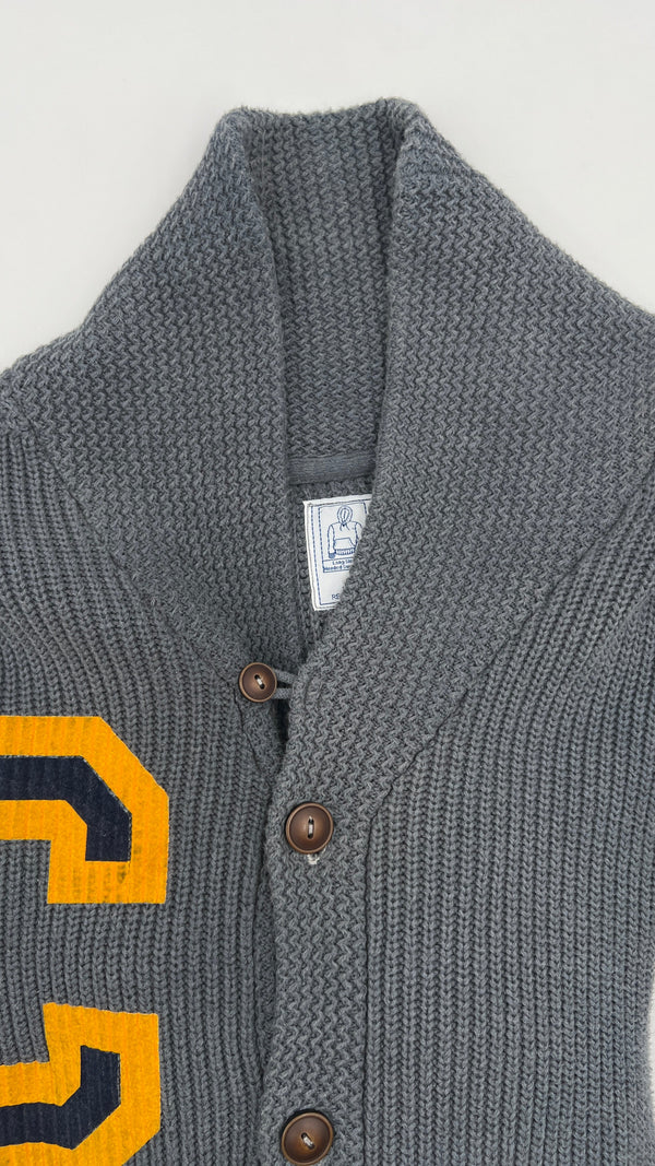 Cardigan cotone motivo “C”