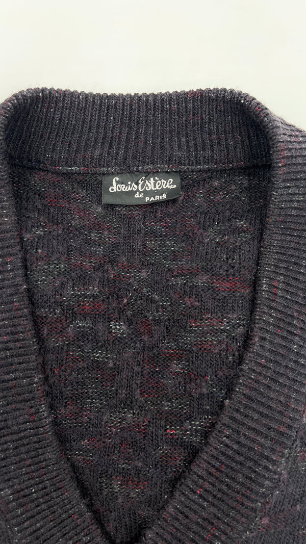 Gilet maglia scollo V