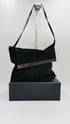 Borsa in suede nero
