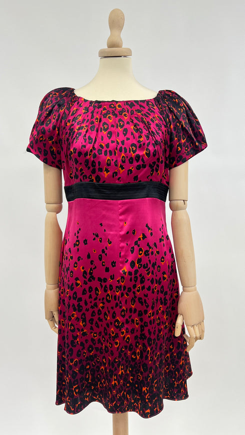 Abito midi animalier