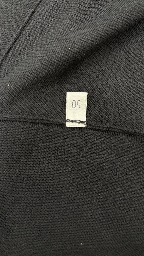 Cardigan in cotone nero