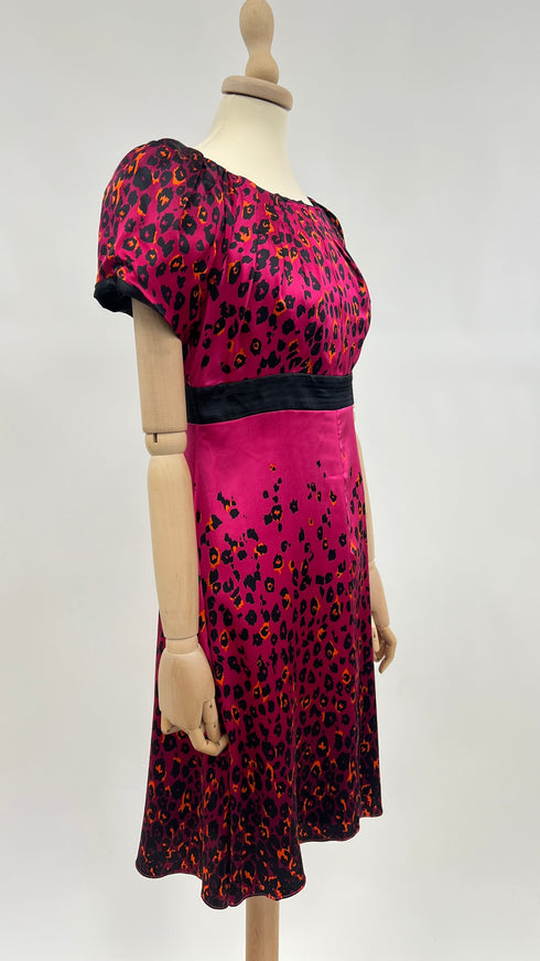 Abito midi animalier