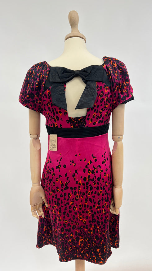 Abito midi animalier