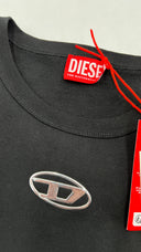 T-shirt nera logo Diesel