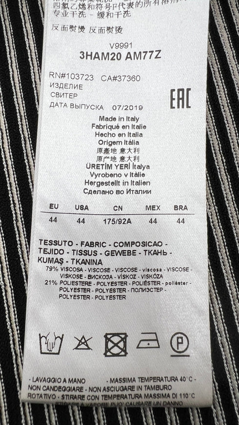 T-shirt righe diagonali