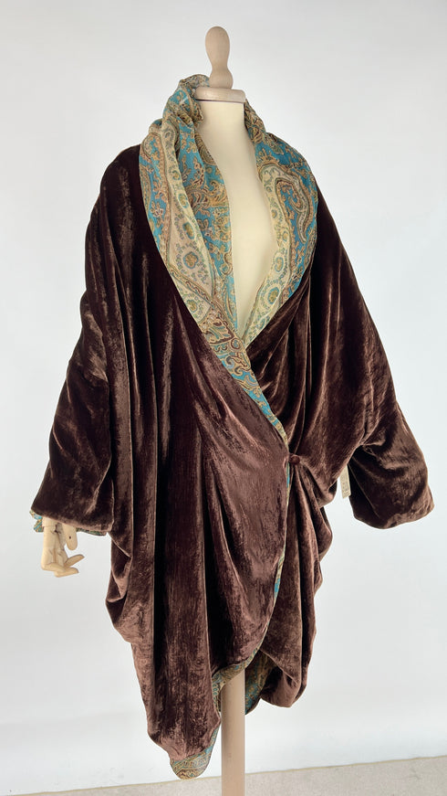 Soprabito oversized in velluto