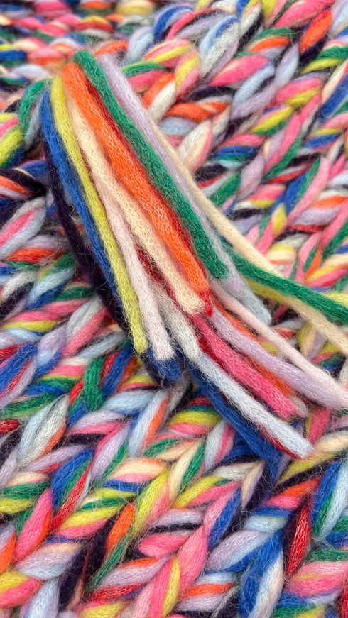 Cardigan oversize multicolor