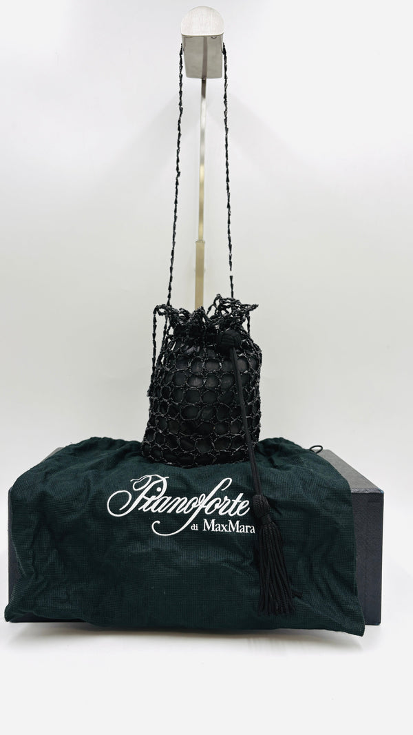 Borsa nera con perline