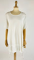 T-shirt lunga bianca