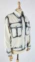 Giacca denim bleached
