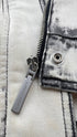 Giacca denim bleached